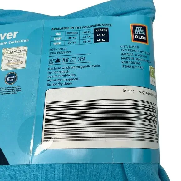 Aldi Pullover Sweatshirt Limited Edition 2023 Capsule Collection XL New